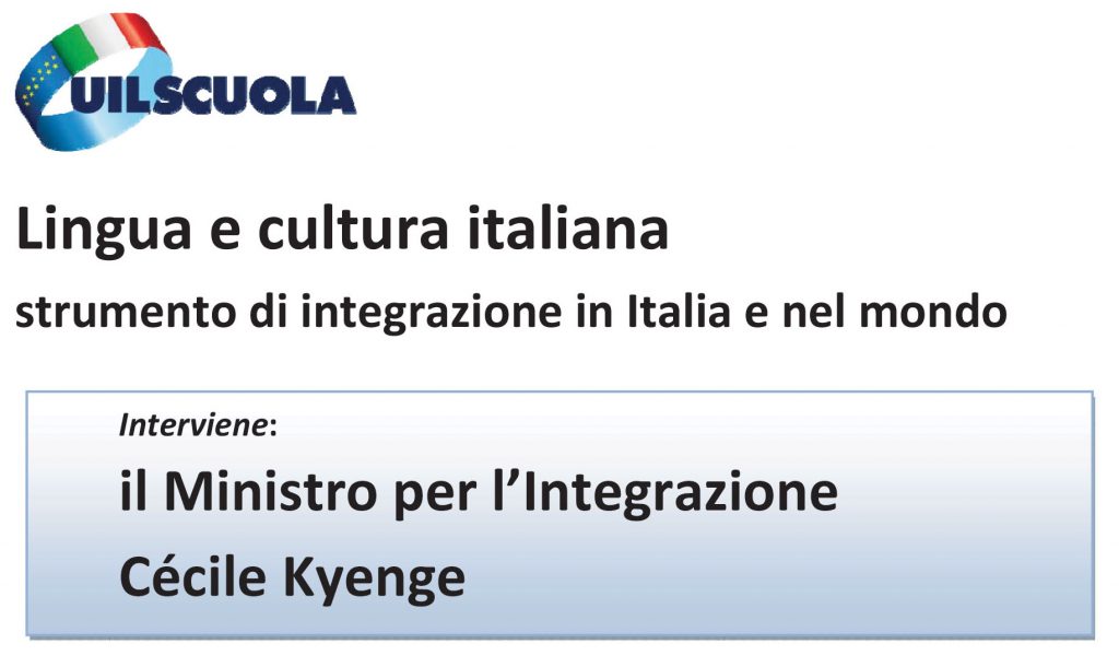 Convegno Uil Scuola | Lingua e cultura italiana, strumento di integrazione in Italia e nel mondo