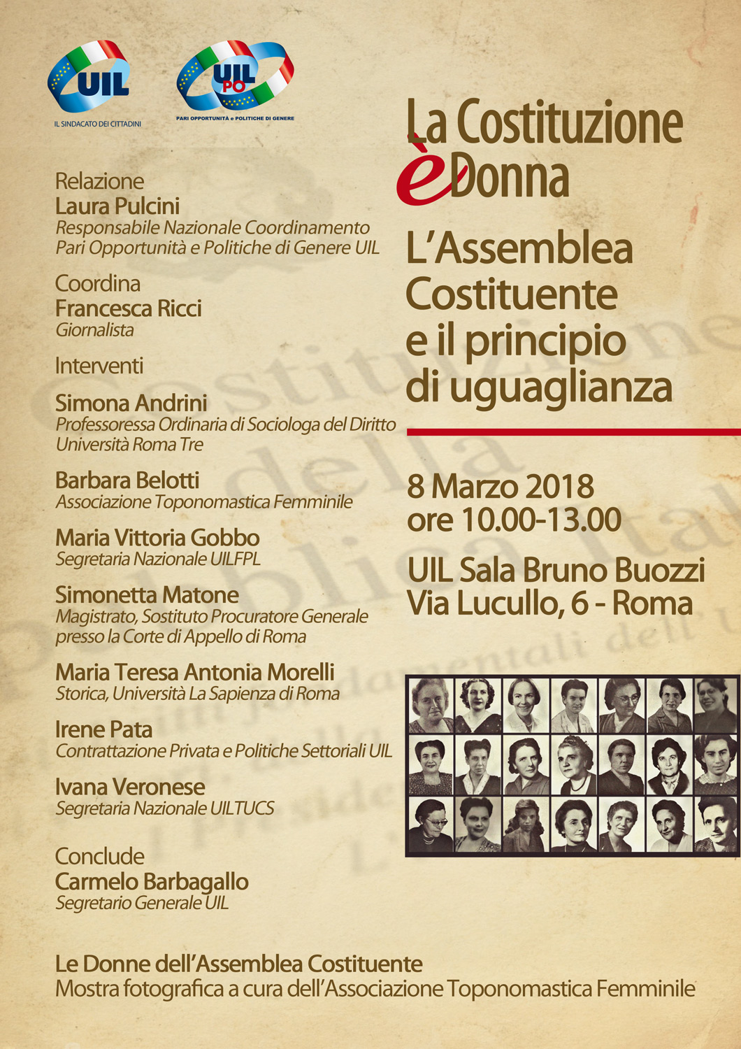 La Costituzione è donna | L’Assemblea Costituente e il principio di uguaglianza