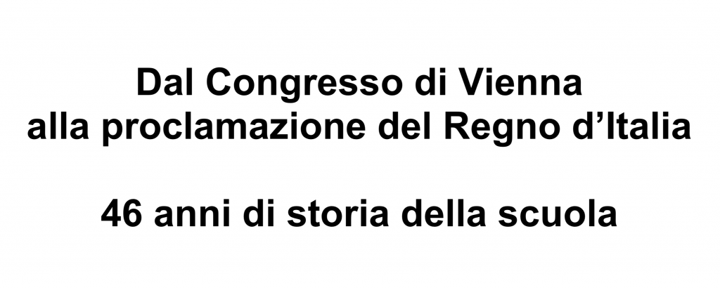 La scuola unisce l’Italia