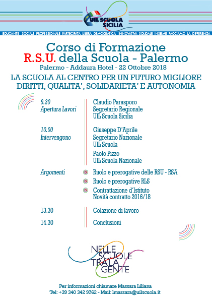 Corso di formazione Rsu della scuola
