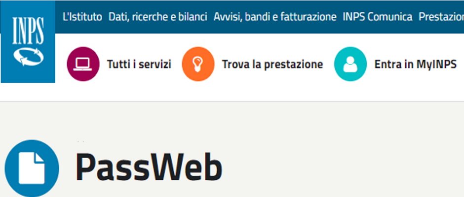 Avvio procedure per le cessazioni dal servizio dal settembre 2020 e nuovo passweb