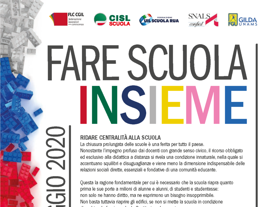 Fare scuola insieme: ridare centralità alla scuola