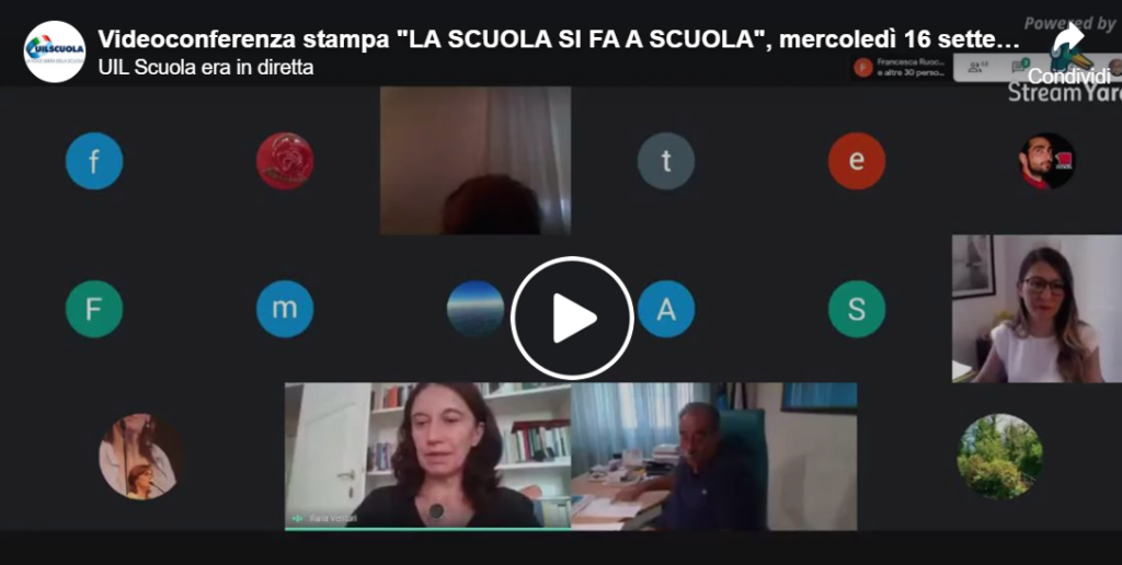 “Scuola: la realtà del rientro”, oggi la conferenza stampa dei sindacati scuola