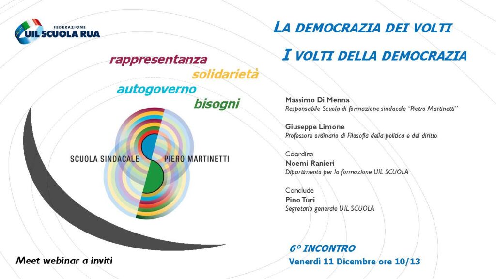 La democrazia dei volti. I volti della democrazia.