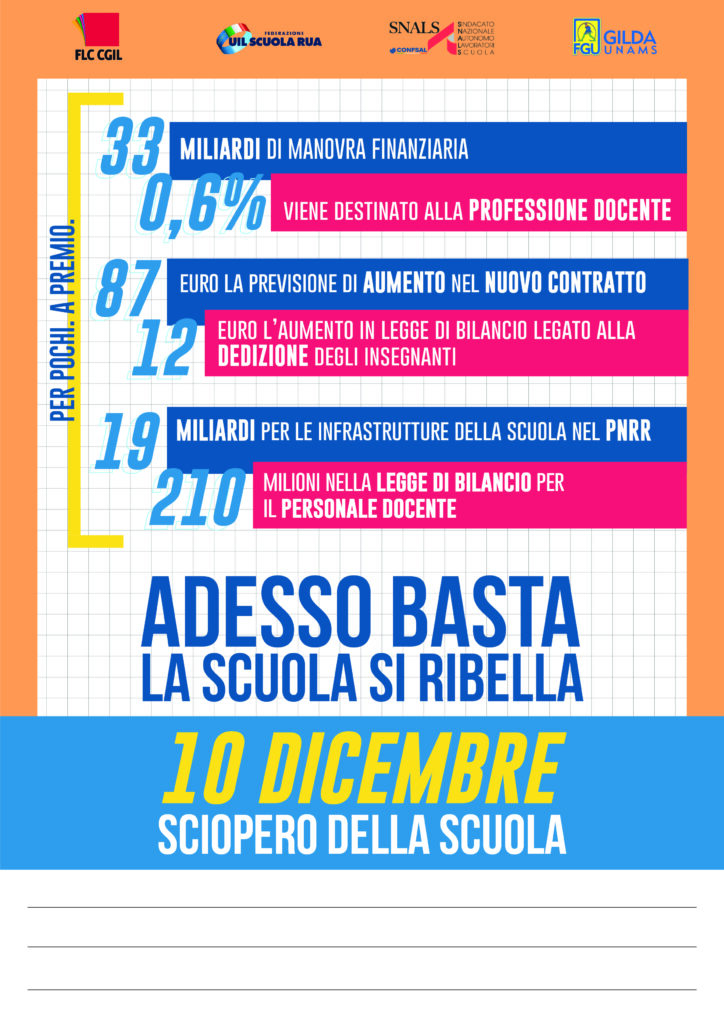 Turi: Il 10 dicembre con lo sciopero compiremo un’azione di garanzia democratica
