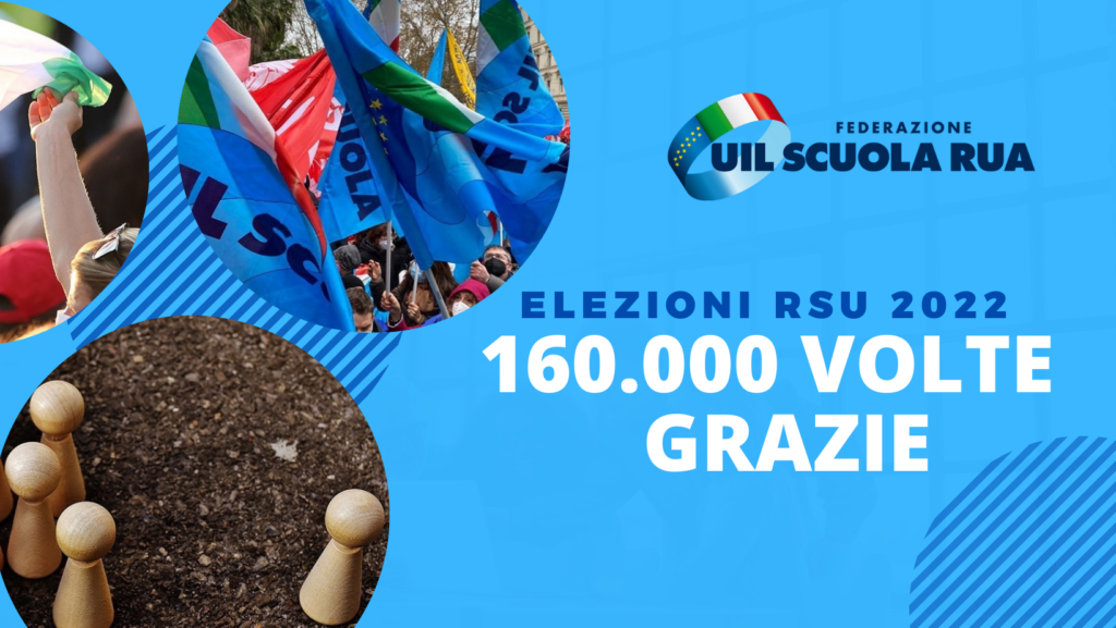 Elezioni RSU 2022: 160.000 volte grazie!