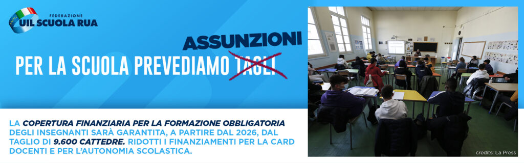 Decreto Reclutamento e Formazione: ecco i punti su cui la UIL Scuola non accetta mediazioni