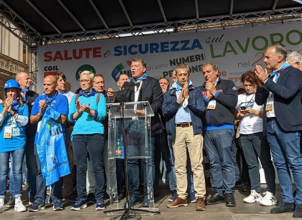 Salute e sicurezza sul lavoro, la manifestazione di Roma