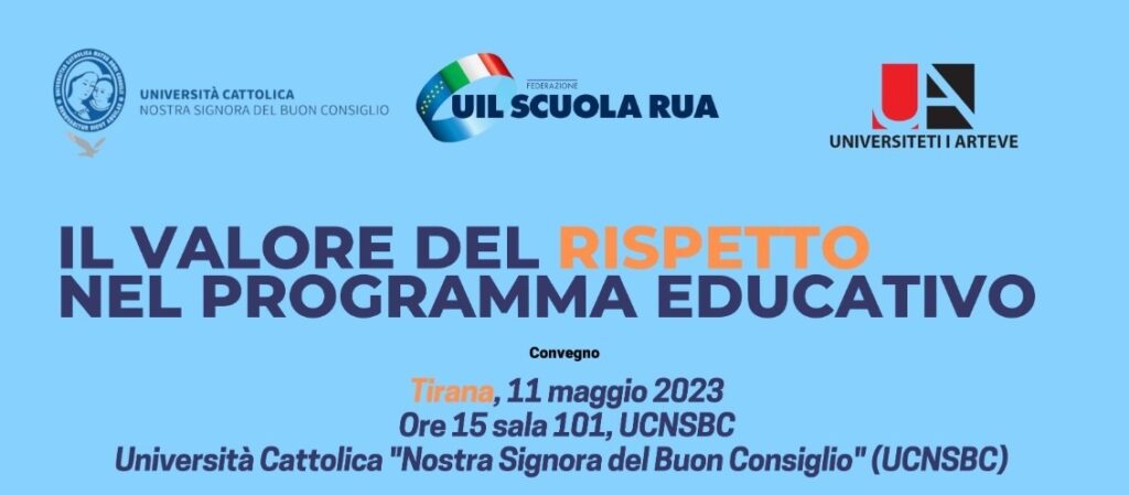 Il Valore del Rispetto Nel Programma Educativo, convegno Uil Scuola a Tirana