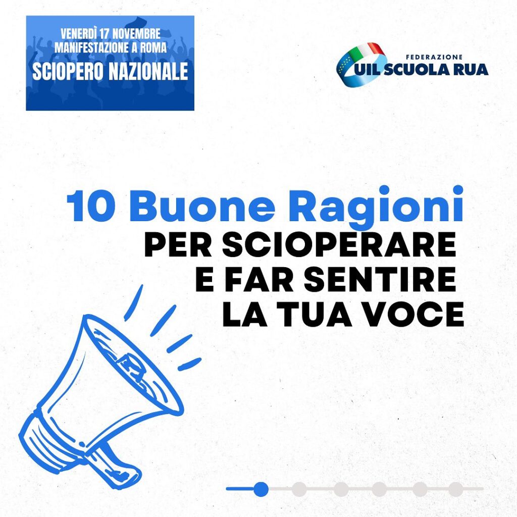 10 buone ragioni per scioperare e far sentire la tua voce