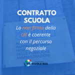 Contratto scuola, D’Aprile: la non firma della Uil è coerente con il percorso negoziale