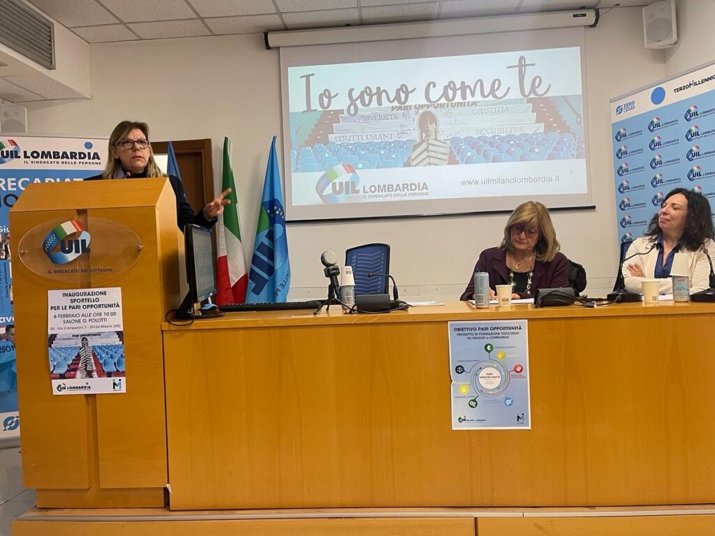 Diritti: Uil, inaugurato a Milano lo sportello di ascolto sulle Pari opportunità