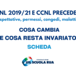 CCNL 2019/21 e CCNL precedenti. Aspettative, permessi, congedi, malattia