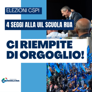 RISULTATI ELEZIONI CSPI 2024 UIL SCUOLA RUA