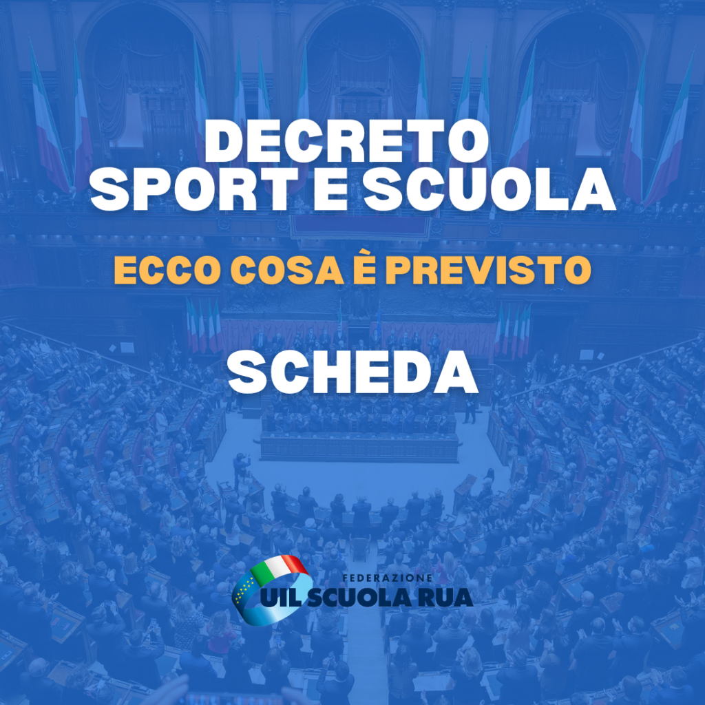Decreto Sport e Scuola, provvedimento approvato. Ecco cosa è previsto (SCHEDA)