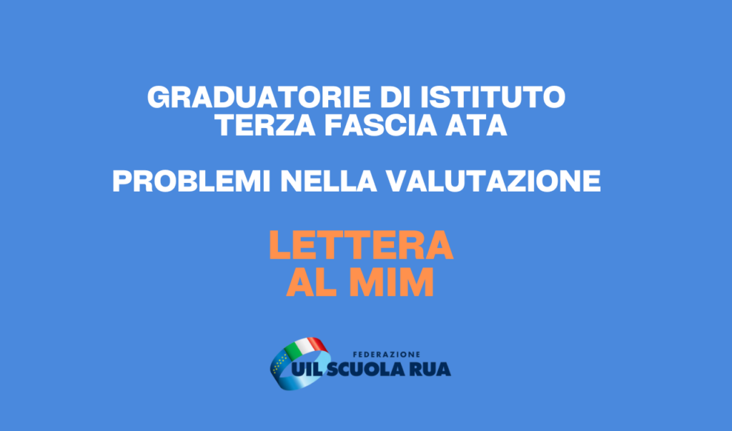 Graduatorie Terza Fascia Ata, problemi nella valutazione. Uil: “Il Ministero attivi con urgenza le verifiche tecniche”