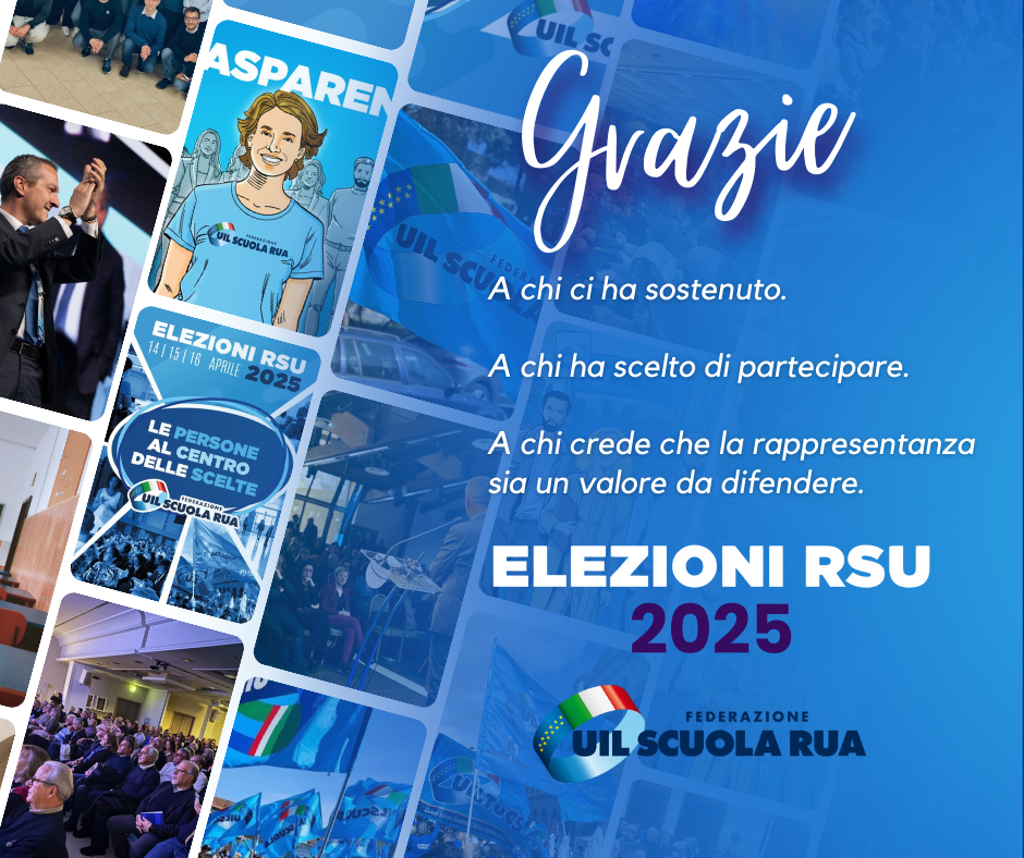 Elezioni RSU 2025, D’Aprile: Uil Scuola Rua in crescita per la settima volta consecutiva