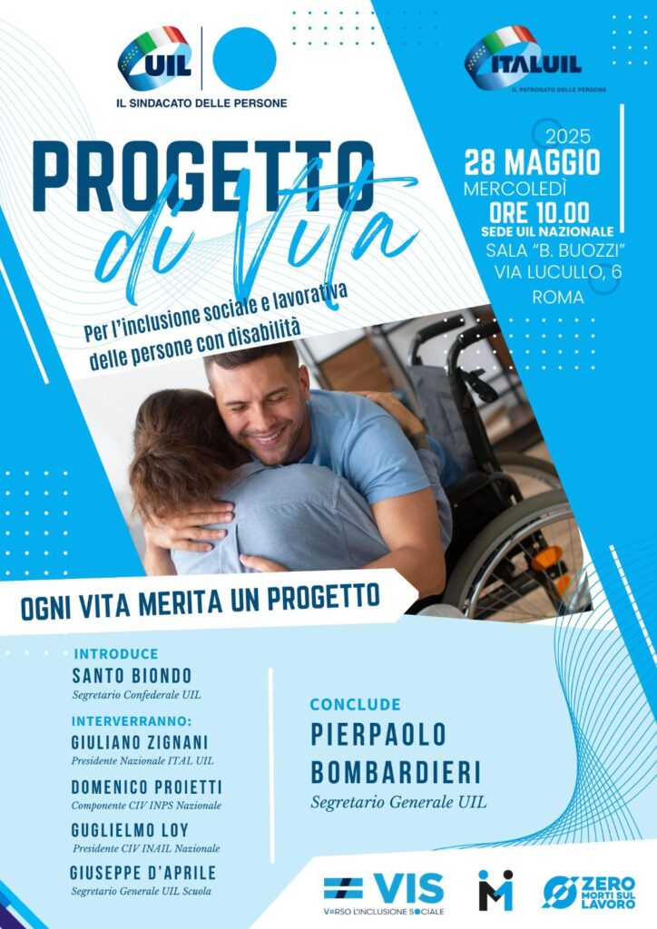 Progetto di vita  – Per l’inclusione sociale e lavorativa delle persone con disabilità