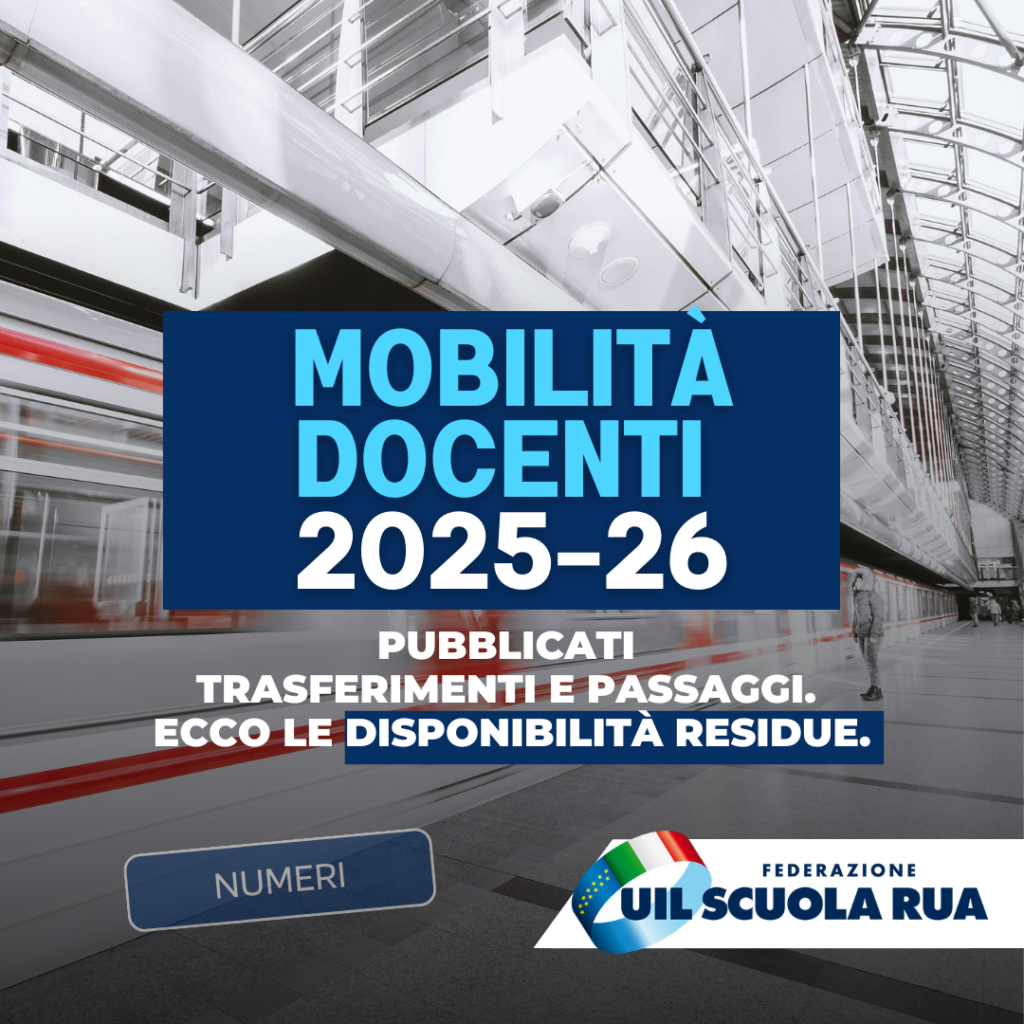 Mobilità docenti 2025-26. Pubblicati i trasferimenti e i passaggi. Ecco le disponibilità residue