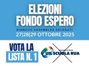 ELEZIONI FONDO ESPERO UIL SCUOLA IMMAGINE COPERTINA PAGINA DEDICATA UIL SCUOLA