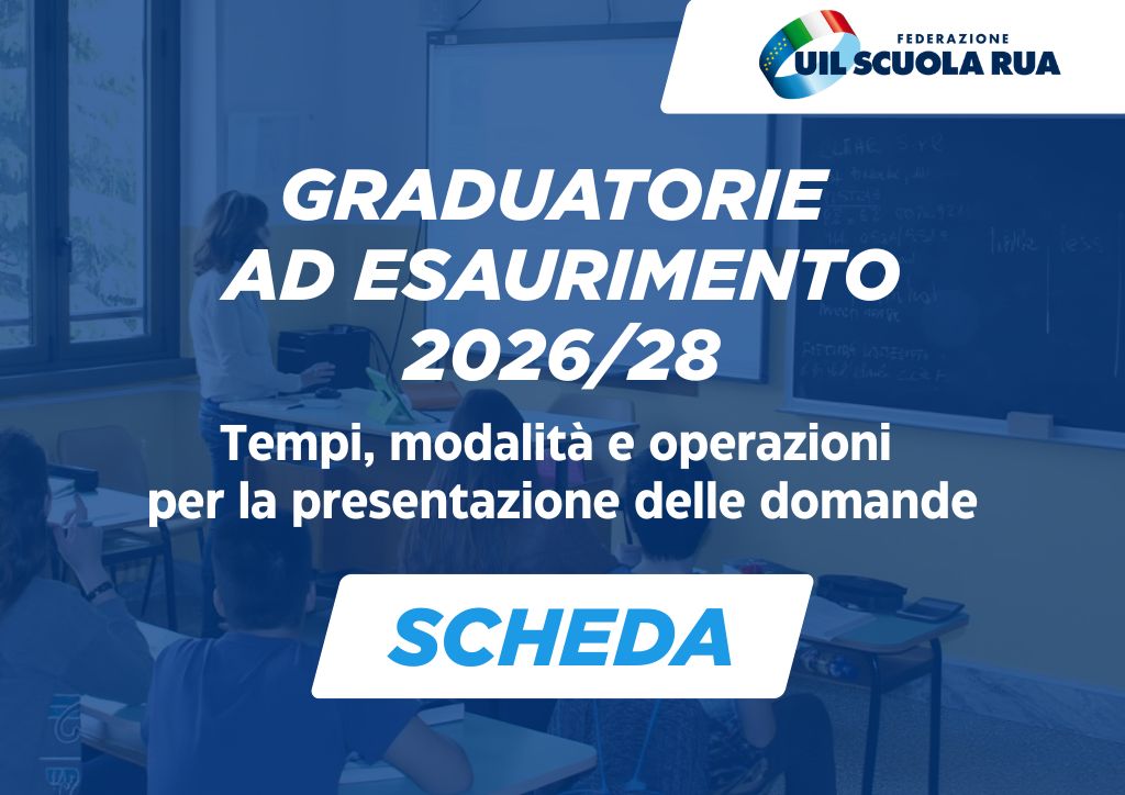 Graduatorie ad Esaurimento 2026/28