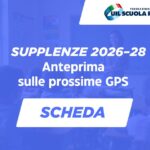 Supplenze 2026–28: anteprima sulle prossime GPS (SCHEDA)