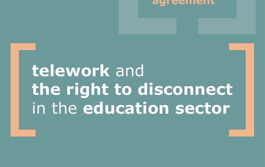 ETUCE–EFEE: firmato il primo accordo europeo su telelavoro e disconnessione nel settore educativo