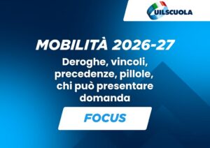 Punteggio del servizio pre-ruolo: differenza tra mobilità a domanda e mobilità d’ufficio Per l’a.s. 2026/2027 sono previste modalità diverse di valutazione del servizio pre-ruolo a seconda che si tratti di mobilità a domanda oppure di mobilità d’ufficio. Mobilità d’ufficio Nella mobilità d’ufficio – che riguarda, ad esempio, la graduatoria interna di istituto o i casi di trasferimento senza domanda (docenti soprannumerari) – il servizio pre-ruolo è valutato: • 5 punti per ogni anno di servizio pre-ruolo • solo se prestato nello stesso ruolo di titolarità. Si segnala che nell’anno scolastico 2025/2026 ogni anno di servizio pre-ruolo era valutato 4 punti. Mobilità a domanda Diverso è il caso della mobilità a domanda (trasferimenti e passaggi richiesti volontariamente dal docente). In questo caso: • il servizio pre-ruolo continua ad essere valutato 6 punti per ogni anno • la valutazione è per intero indipendentemente dal ruolo o dal grado di scuola in cui la supplenza è stata prestata.