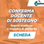 Conferma docente di sostegno 2026/27: regole, scadenze e modalità di domanda (SCHEDA)