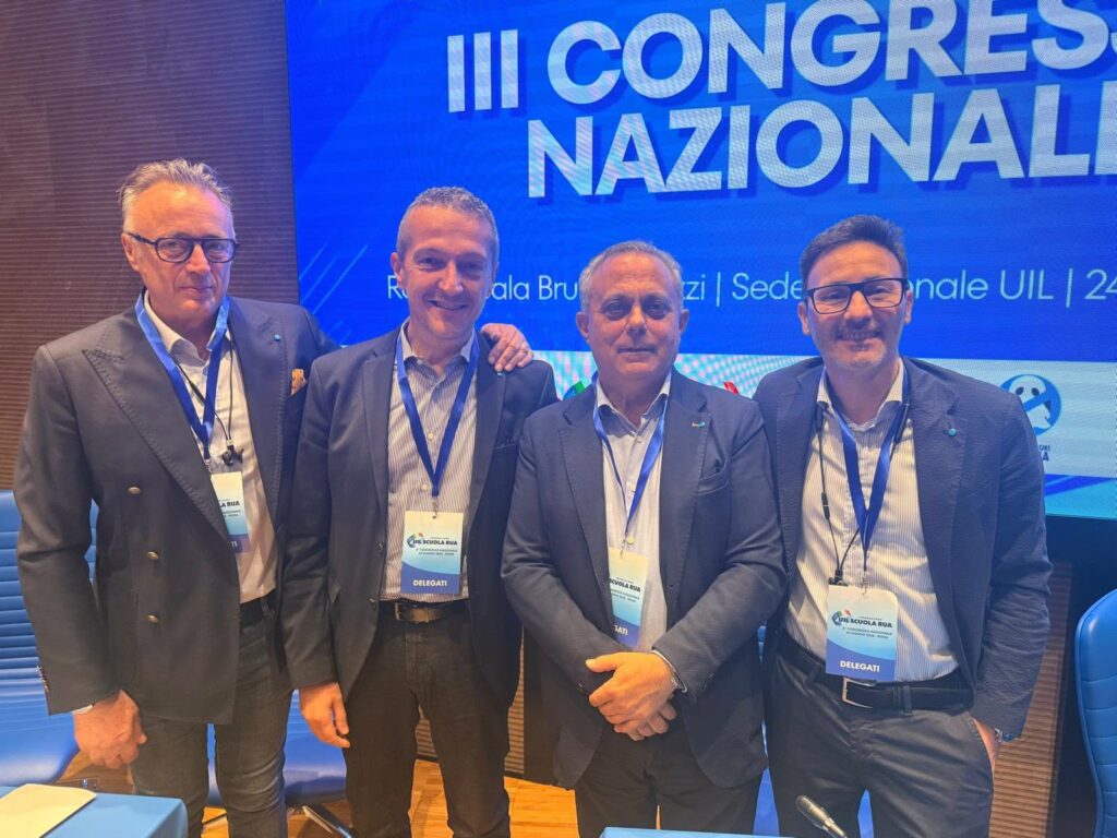 Congresso Federazione Uil Scuola Rua, Giuseppe D’Aprile confermato Segretario generale