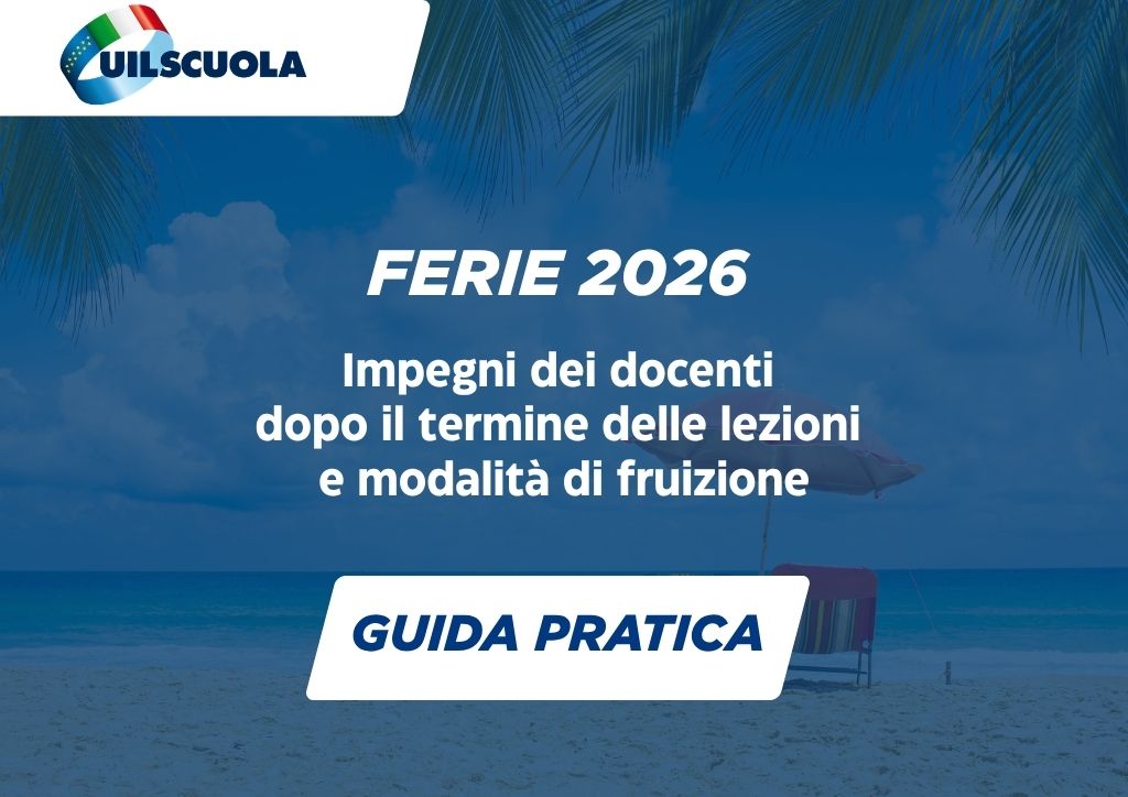 FERIE DOCENTI