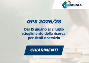 SCIOGLIMENTO RISERVA SCUOLA