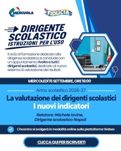 nuovi indicatori valutazione dirigenti scolastici